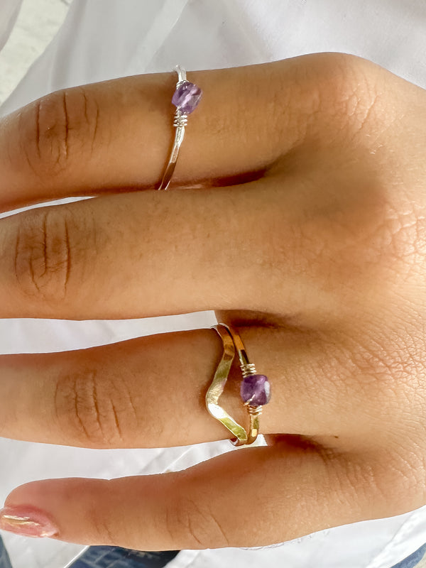 Amethyst Raiza Ring