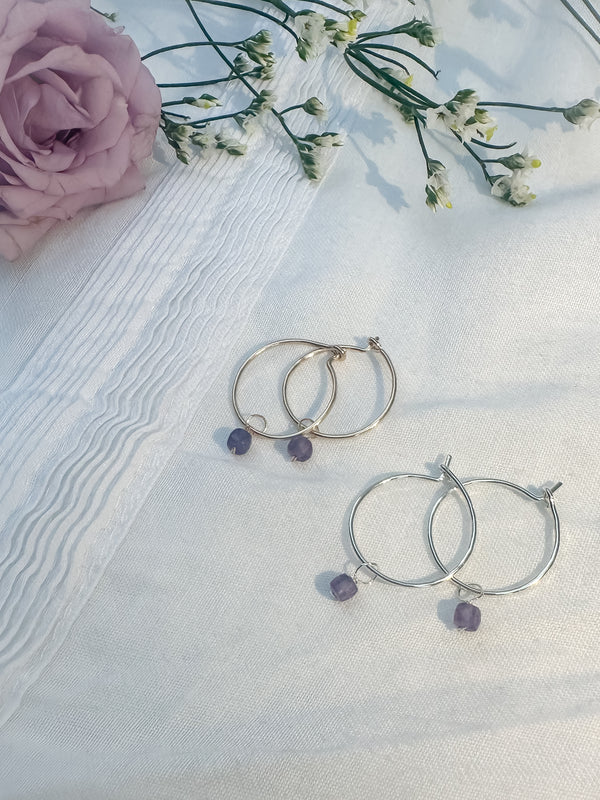 Amethyst Jasmine Earrings