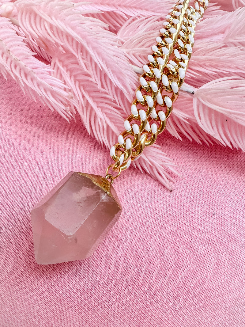 Rose Quartz  Necklace